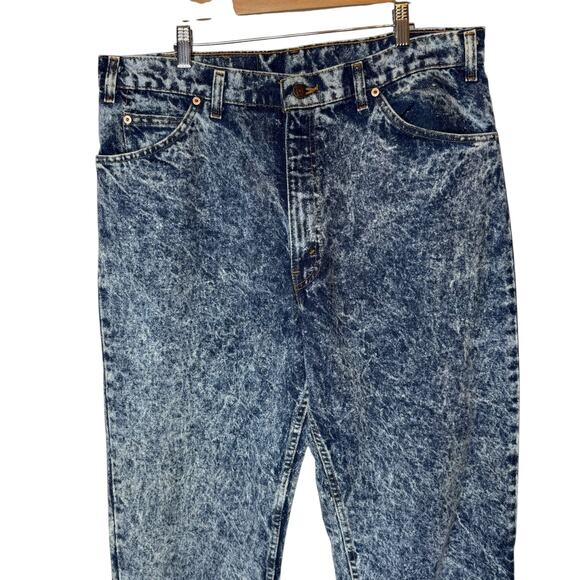 Levi’s Orange Tab Vintage 550 Jeans Acid Wash size 38 x 30 - Picture 4 of 8